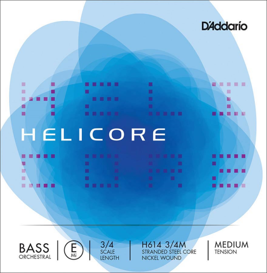 D' Addario Helicore E H - Double bass 