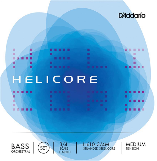 D' Addario Helicore Set HH Double bass strong