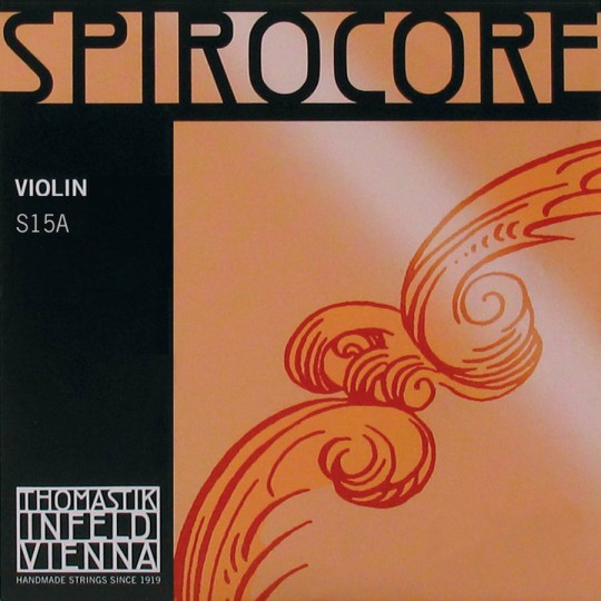 Thomastik Spirocore Set (E Ball End) Chrome  - Violin hard