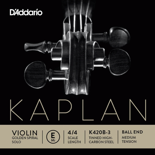 Kaplan Golden Spiral Solo E (Ball End) - Violin medium