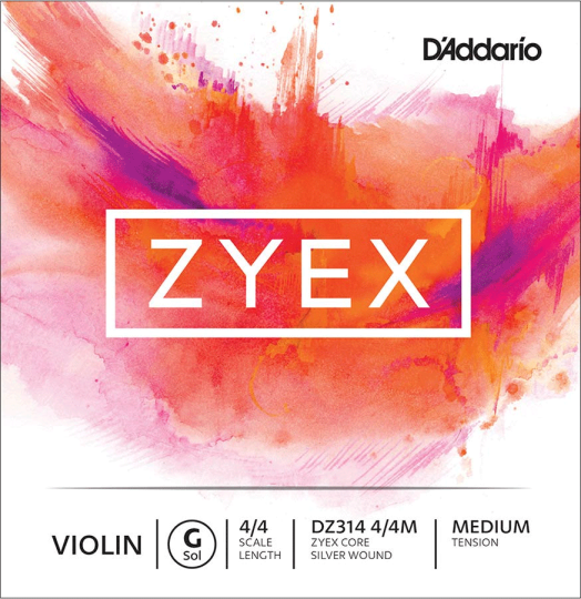 D´ADDARIO Zyex G Medium - Violin 