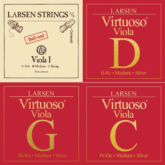 LARSEN Virtuoso Set A (Ball End) medium - viola 