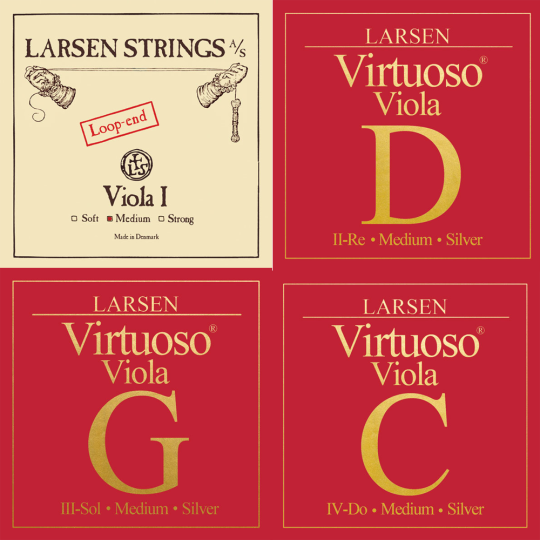 LARSEN Virtuoso Set A (Loop End) medium - viola 