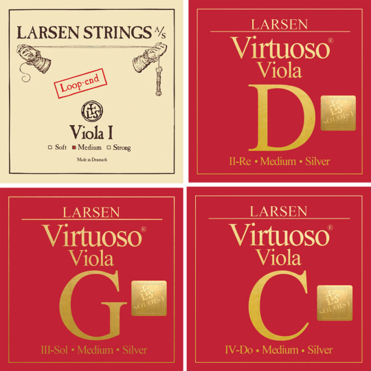 LARSEN Virtuoso Soloist Set A (Loop End) medium - viola 