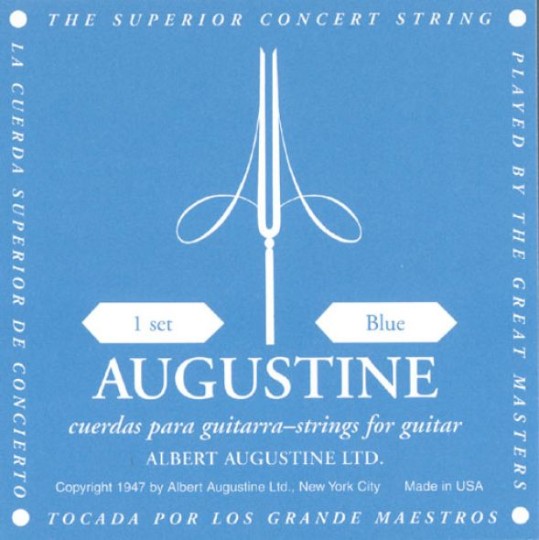 Augustine Set Blue Label - Guitar, light tension 