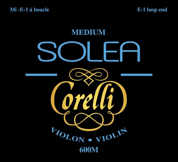 CORELLI SOLEA Violinsaiten SATZ mit E-Kugel, medium 