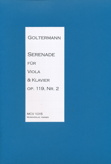 Georg Goltermann - Serenade for Viola &amp; Piano 