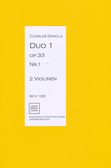 Charles Dancla  - Duo Op. 33, No 1 for 2 Violins 