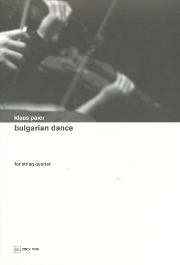 Klaus Paier - Bulgarian dance for string quartet 