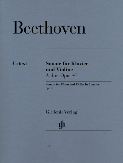 Beethoven, Sonate für Violine und Klavier, A-dur Opus 47 