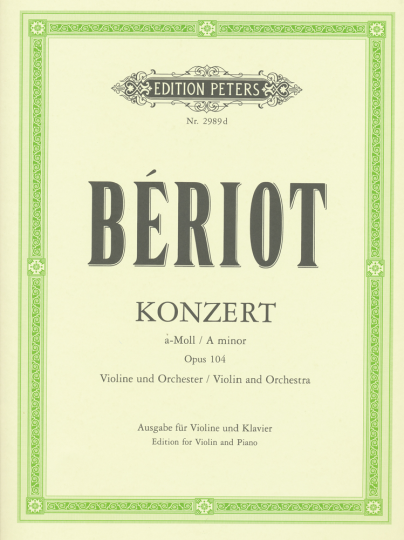 Bériot, Konzert a-Moll, Opus 104 