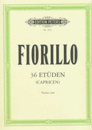 Fiorillo, 36 Etüden, Violine solo 