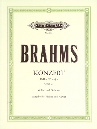 Johannes Brahms Konzert D-Dur op. 77 für Violine und Orchester 