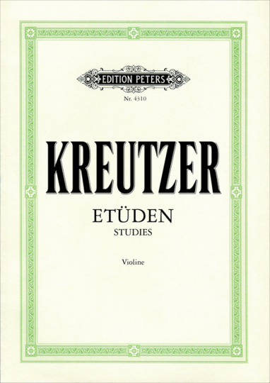 Kreutzer, Etüden Violine 