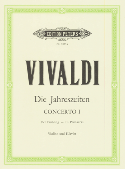 Vivaldi,  Konzert Die Jahreszeiten - Der Frühling 