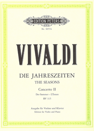 Vivaldi,  Konzert Die Jahreszeiten - Der Sommer 
