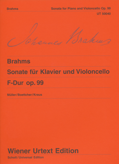 Johannes Brahms, Sonata op.99 