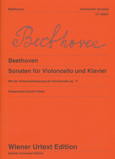 Ludwig van Beethoven Sonata for Cello and Piano 