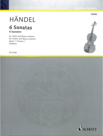 Händel, 6 Sonatas, Band 1 