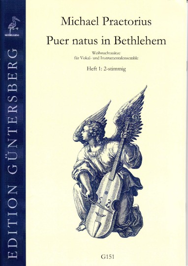 Praetorius, Michael (1572-1621): Puer natus in Bethlehem - 12 Sätze, 1-2 stimmig, Heft 1 