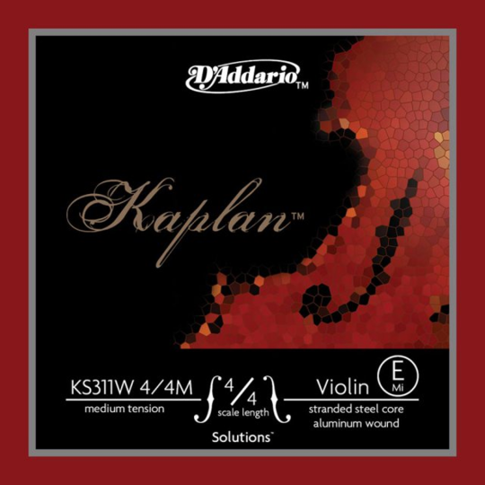 D´ADDARIO Kaplan Solutions E String Medium - Violin 