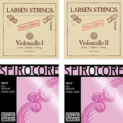 Larsen Soloist / Thomastik Spirocore Set - cello strong
