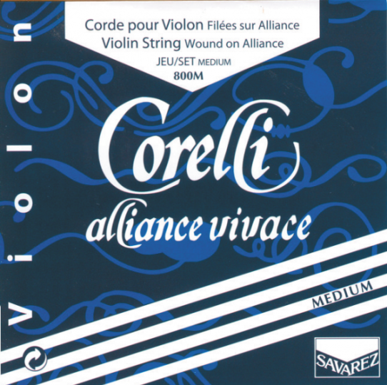 Corelli Alliance Set (E Loop End) - Violin medium