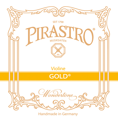 Pirastro Gold Set (E Ball End) Medium - Violin 