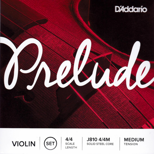 D´ Addario Prelude Set (E Ball End) Medium - 4/4 Violin 