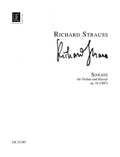 Richard Strauss Sonate for Violin and Piano 